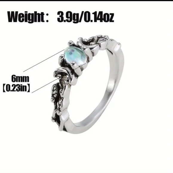 NWT Natural Moonstone Ring - Picture 5 of 7